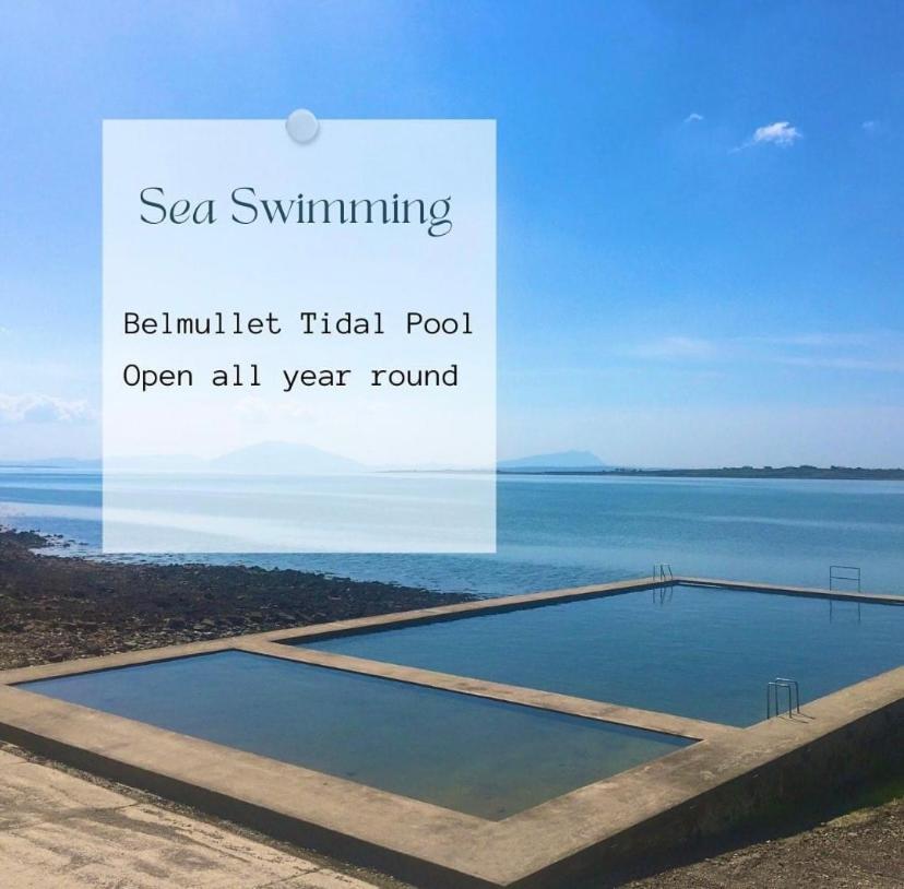 Seascape On The Edge Of Town: 4 Beds All Ensuite. Belmullet Exteriör bild