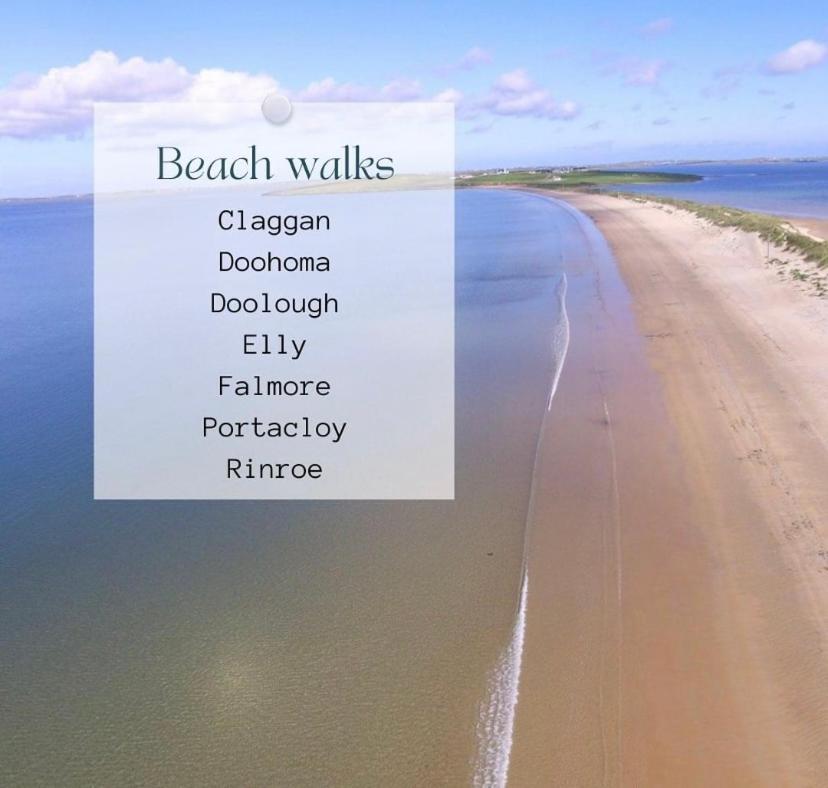 Seascape On The Edge Of Town: 4 Beds All Ensuite. Belmullet Exteriör bild